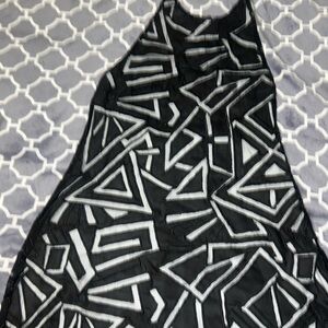 NBD Black White Geometric Mini Dress Party‎ Cocktail Sleeveless